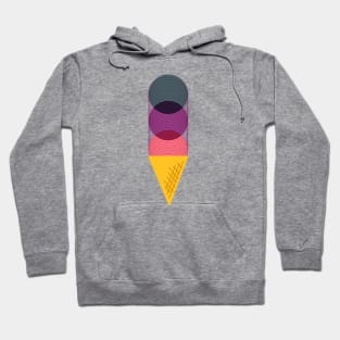 Bauhaus Ice Cream Cone 2 Hoodie